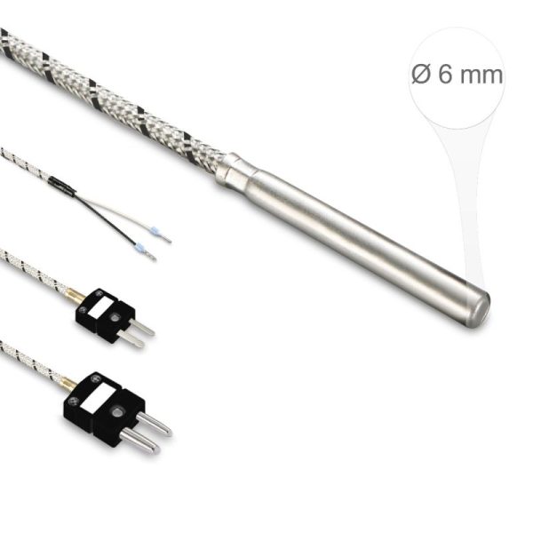 ترموکوپل تیپ J با پراب لوله ای