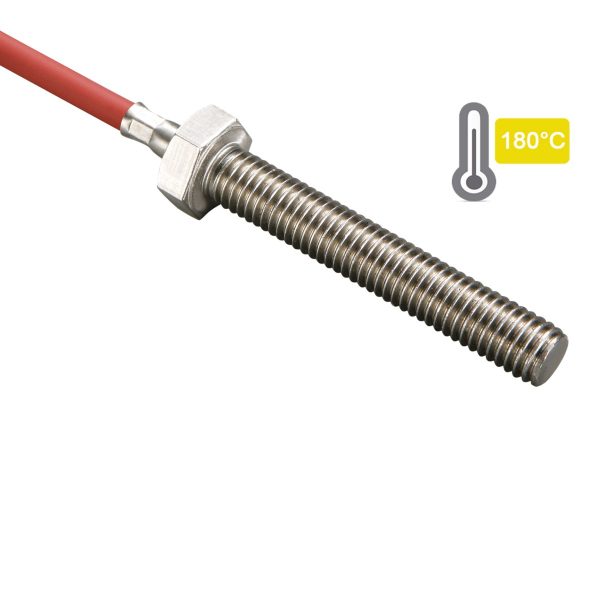 سنسور دما پیچی M8 با رزوه 50 میلیمتری