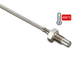 سنسور دما پیچی M6 با رزوه 10 میلیمتری و پراب 17 میلیمتری