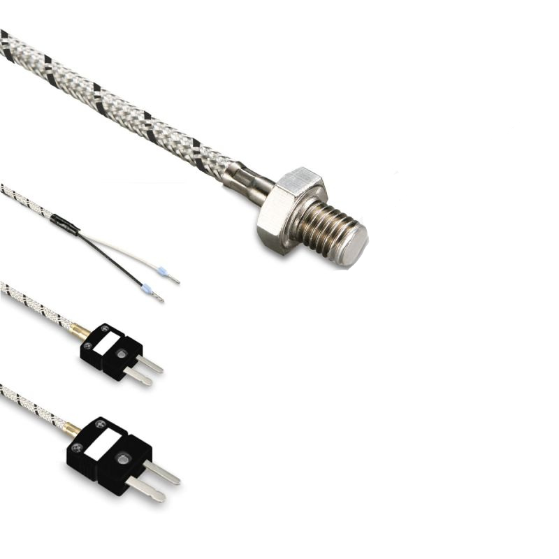 ترموکوپل پیچی تیپ J مس آهن-نیکل رزوه M6 با طول 1 سانتیمتر