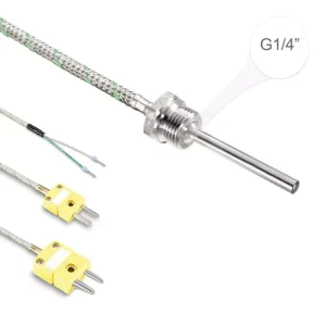 ترموکوپل تیپ K با رزوه 1/2 اینچ