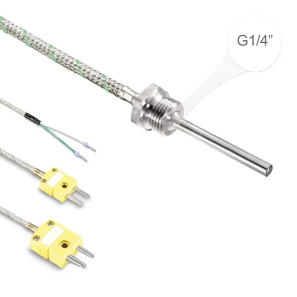 40 ترموکوپل تیپ K با رزوه 1/2 اینچ